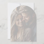 Foto Bloral Blush Moderne Arschförderung Party Einladung (Rückseite)