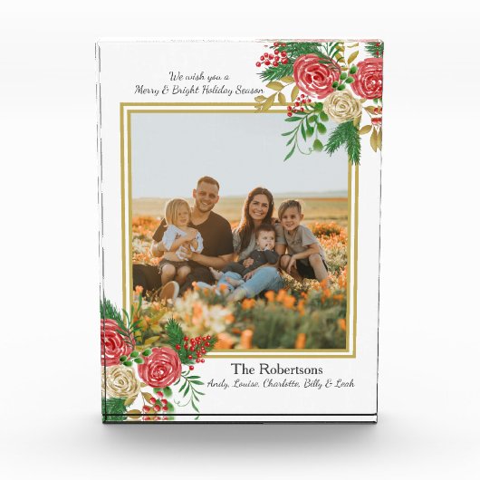 Foto "Bloral Holiday" für die Familie Meran und He (Vorderseite)