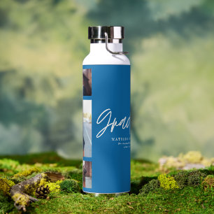 Foto Blue Abschluss Drehbuch modern elegant Trinkflasche