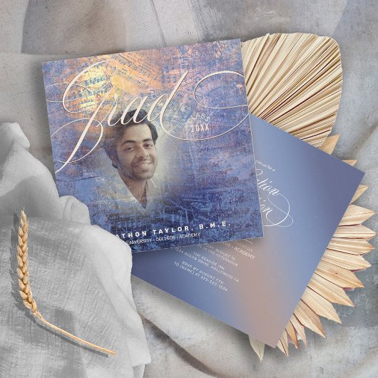 Foto Blue ID899 Einladung