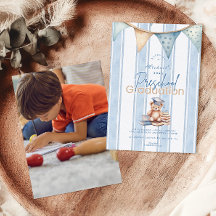 Foto Blue Preschool Teddy Bear Abschluss