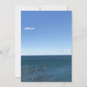 Foto Blue Sky über Lake Superior Dankeskarte