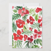 Foto-Blume für Weihnachten Karte (Rückseite)