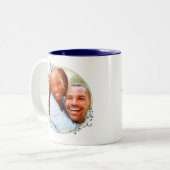 Foto-Blumenbezug-Tasse Zweifarbige Tasse (Vorderseite Links)