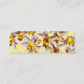 Foto-Blumenkarten Mini Visitenkarte (Rückseite)