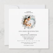 *~* FOTO Blumenkode AR16 UAWG Wedding Einladung (Vorderseite)