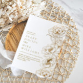 Foto Blumenzwiebeln Weißer Garten Hochzeitsfeiern Einladung