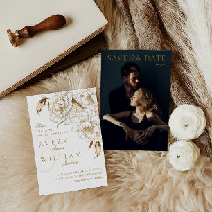 Foto Blumenzwiebeln Weißer Garten Hochzeitsfeiern Save The Date