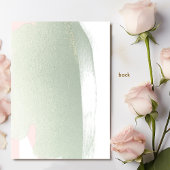 Foto Blush and Sage Brush Schlaganfälle Minimale H Save The Date
