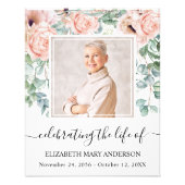 Foto-Blush Pink-Peony-Gedenkfeier Fotodruck (Vorne)