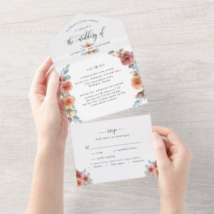 Foto, Blütenkrähe mit Perforation, UAWG All In One Einladung