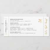 Foto Boarding Pass Ziel Save the Date (Rückseite)