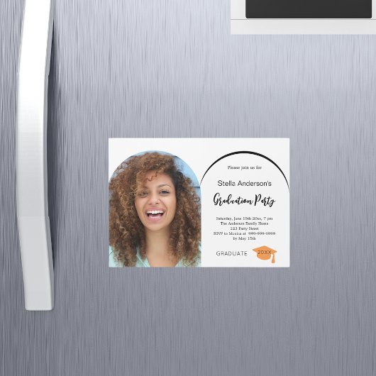 Foto Bogen Abschluss 2025 Magneteinladung