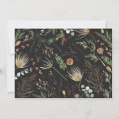 Foto-Bogen-Aquarell-Botanische Blüte Ankündigung (Rückseite)