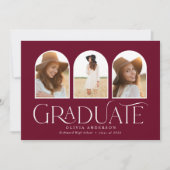 Foto-Bogen-Aquarell-Botanische Blüte Ankündigung (Vorderseite)