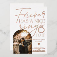 Foto-Bogen-Verlobung für Forellen weiß