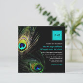 Foto Boho Chic Wedding Einladung (Stehend Vorderseite)