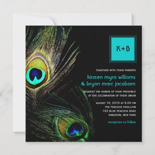 Foto Boho Chic Wedding Einladung (Vorderseite)