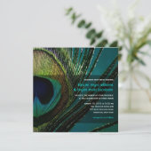 Foto Boho Chic Wedding Einladung (Stehend Vorderseite)