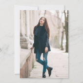 Foto Boho Graduierungspartei Einladung (Rückseite)