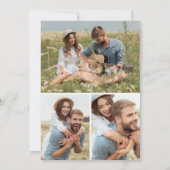 Foto Boho Save the Date Flachkarte (Rückseite)