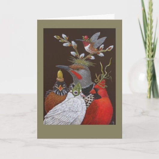 Foto-Bombe Robbie Grußkarte Karte (Vorderseite)