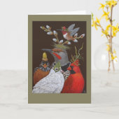 Foto-Bombe Robbie Grußkarte Karte (Gelbe Blume)