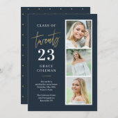 Foto Booth Abschluss Ankündigung Einladung (Vorne/Hinten)