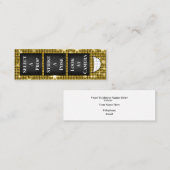 Foto Booth Business Card Mini Visitenkarte (Vorne/Hinten)