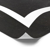 Foto Booth Chalkboard Wedding Sign Poster (Ecke)