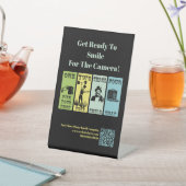 Foto Booth Company Event Vintag Sockelschild (In SItu)