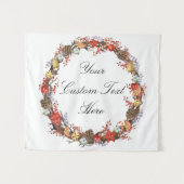 Foto Booth Decke, Weihnachts-Hochzeitstag Wandteppich (Vorderseite (Horizontal))