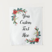 Foto Booth Deco, Holiday Wedding Back Drop Wandteppich (Vorderseite)