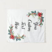 Foto Booth Deco, Holiday Wedding Back Drop Wandteppich (Vorderseite (Horizontal))