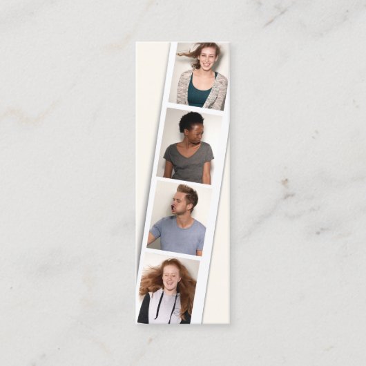 📷 Foto Booth Fotograf Mini Visitenkarte (Vorderseite)