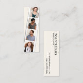 📷 Foto Booth Fotograf Mini Visitenkarte (Vorne/Hinten)