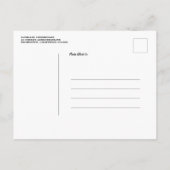 Foto Booth Fotos Save the Date Spaß Ankündigungspostkarte (Rückseite)