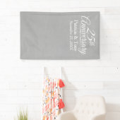 Foto Booth Hintergrund - 25. Hochzeitstag Banner (Insitu)