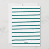 Foto Booth Holiday Card - Evergreen Feiertagskarte (Rückseite)