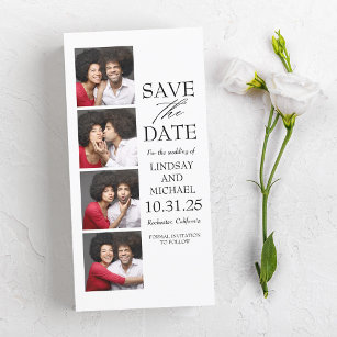 Foto Booth Lesezeichen Style Save the Date