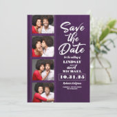 Foto Booth Lesezeichen Thema Spaß Save the Date (Stehend Vorderseite)