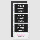 Foto Booth Magnet Niedlich Ostern | 3 Bilder (Vorne/Hinten)