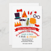 Foto Booth-Party Einladungen (Vorne/Hinten)