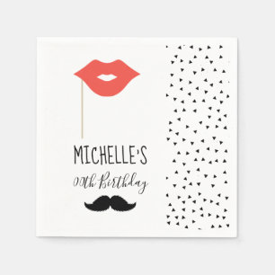 Foto Booth Party personalisiert Serviette