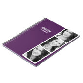 Foto Booth Personalisiertes Notebook Notizblock (Linke Seite)