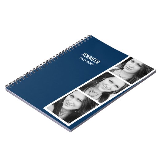 Foto Booth Personalisiertes Notebook Notizblock (Linke Seite)