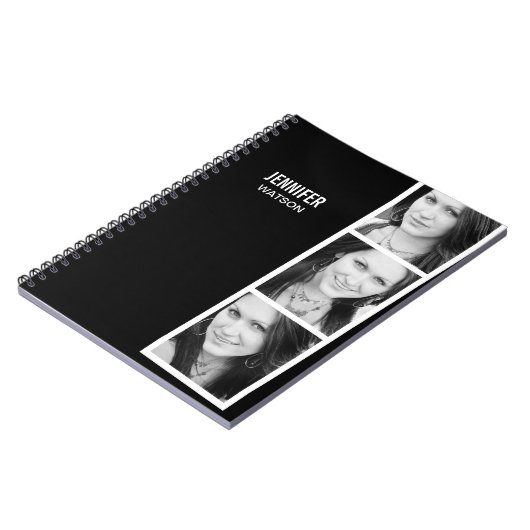 Foto Booth Personalisiertes Notebook Notizblock (Linke Seite)