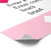 Foto Booth Prop Frame Poster Social Media Design (Ecke)