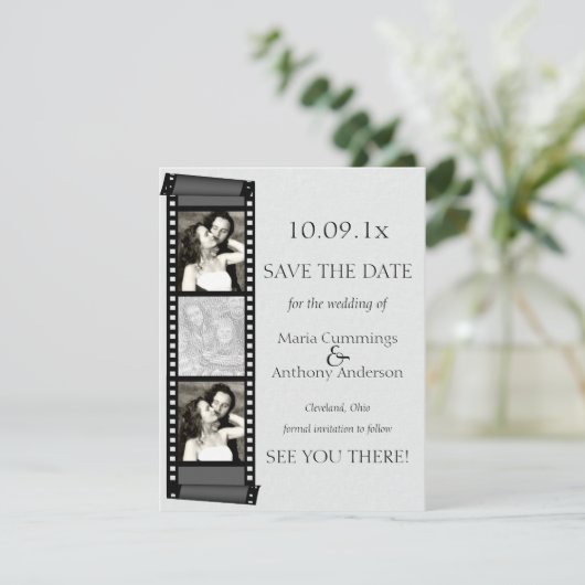 Foto Booth Save the Date (Stehend Vorderseite)