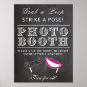 Foto Booth-Schild - schnappen Sie sich eine Prop-T Poster (Vorne)